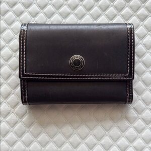 Coach Black and Pink Leather Wallet